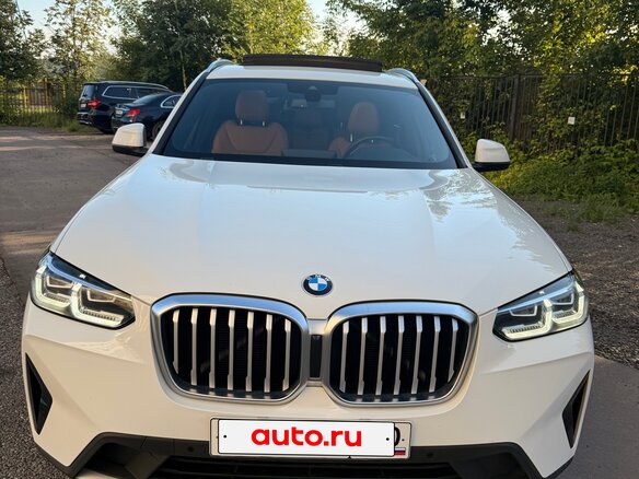 2021 BMW X3 30i xDrive III (G01) Рестайлинг, белый, 4700000 рублей