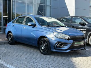 2017 Lada (ВАЗ) Vesta I, синий, 544000 рублей, вид 3