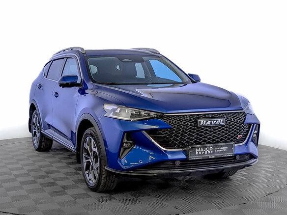 2024 Haval F7 I Рестайлинг, синий - вид 2
