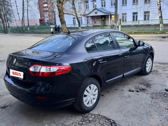 2010 Renault Fluence I, чёрный - вид 1