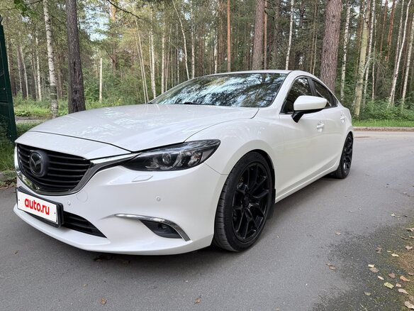 2016 Mazda 6 III (GJ) Рестайлинг, белый, 2600000 рублей