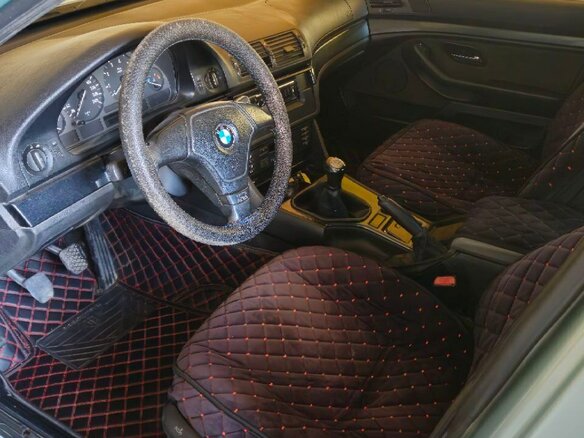 1996 BMW 5 серии 523i IV (E39), голубой, 420000 рублей - вид 15