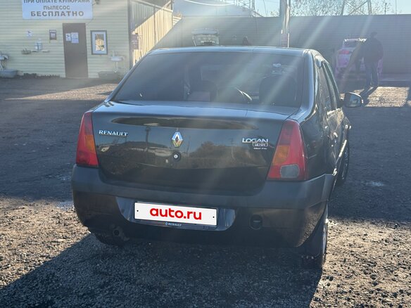 2009 Renault Logan I, чёрный, 410000 рублей - вид 6