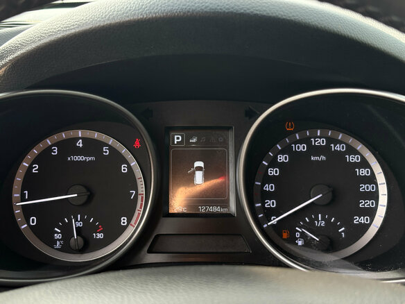 2017 Hyundai Santa Fe III Рестайлинг, серебристый - вид 15