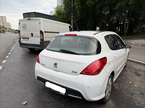 2009 Peugeot 308 I, белый - вид 6