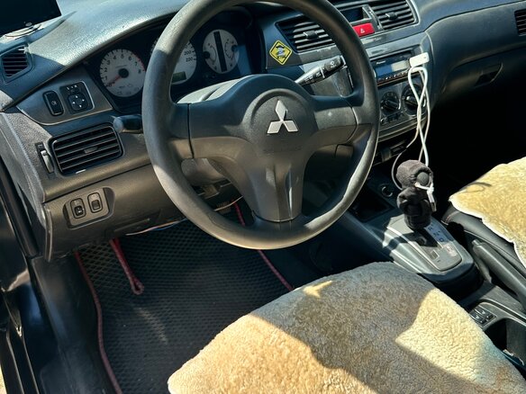 2007 Mitsubishi Lancer IX Рестайлинг, чёрный - вид 4