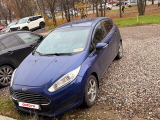 2016 Ford Fiesta Mk6 Рестайлинг, синий, 730000 рублей, вид 2