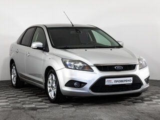 2010 Ford Focus II Рестайлинг, серебристый, 475000 рублей, вид 3