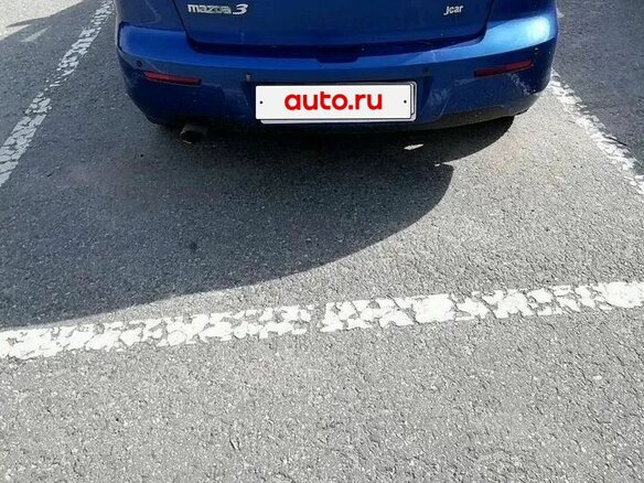 2006 Mazda 3 I (BK) Рестайлинг, синий, 430000 рублей - вид 2