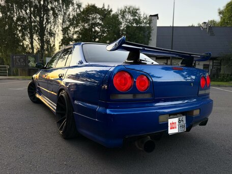1998 Nissan Skyline X (R34), синий, 1200000 рублей, вид 3