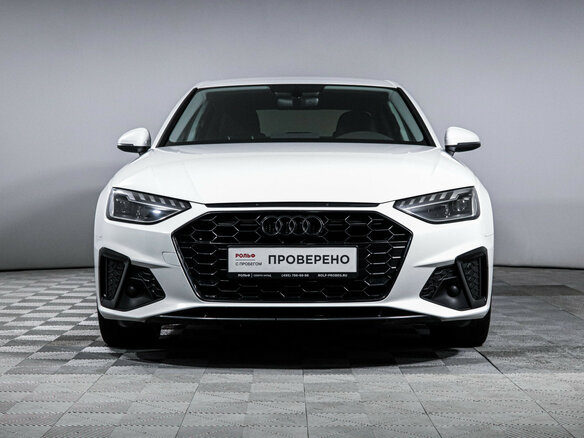 2020 Audi A4 35 TFSI V (B9) Рестайлинг, белый - вид 1