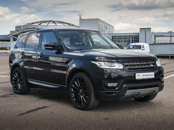2014 Land Rover Range Rover Sport II, чёрный - вид 2