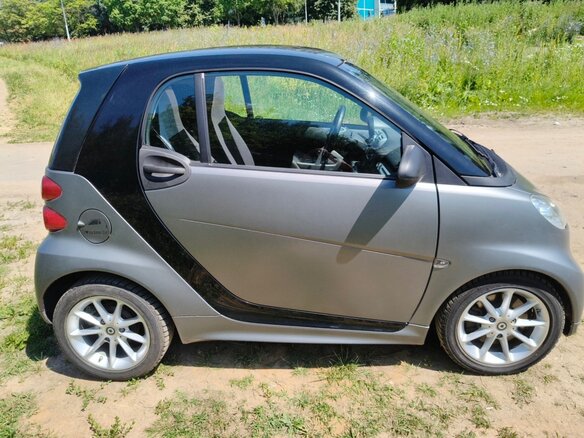 2015 Smart Fortwo II, серый, 900000 рублей - вид 4