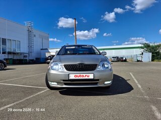 2001 Toyota Corolla IX (E120, E130), золотистый, 423000 рублей, вид 2