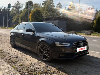 2013 Audi A4 IV (B8) Рестайлинг, чёрный, 1570000 рублей, вид 1