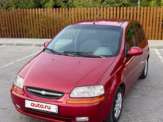 2004 Chevrolet Aveo I, красный, 300000 рублей, вид 1