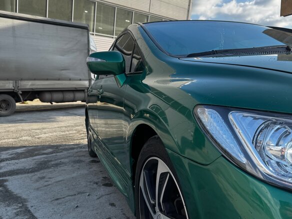2008 Honda Civic VIII Рестайлинг, серебристый, 1200000 рублей - вид 6