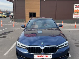2021 BMW 5 серии 530i xDrive VII (G30/G31/G38) Рестайлинг, синий, 5199999 рублей, вид 2