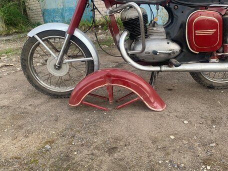 1966 Jawa 250, красный, 200000 рублей, вид 1