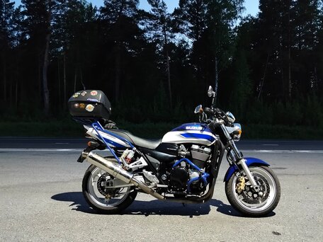 2001 Suzuki GSX 1400, синий, 550000 рублей, вид 5