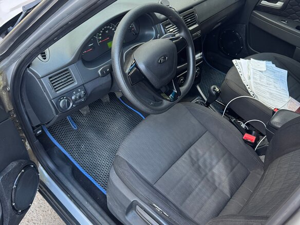 2012 Lada (ВАЗ) Priora I, серебристый - вид 8