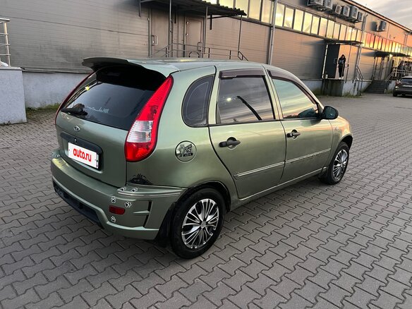 2008 Lada (ВАЗ) Kalina I, зелёный, 157000 рублей - вид 9