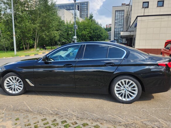 2021 BMW 5 серии 520i VII (G30/G31/G38) Рестайлинг, чёрный - вид 6