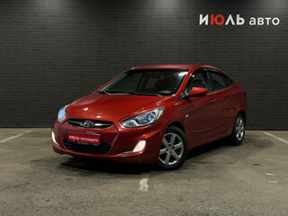 2011 Hyundai Solaris I, красный, 820000 рублей, вид 1