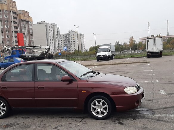 2007 Kia Spectra I Рестайлинг 2, красный, 250000 рублей - вид 5