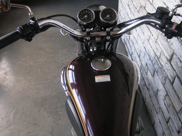 2005 Kawasaki W 650, коричневый - вид 12