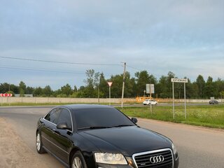 2008 Audi A8 Long II (D3) Рестайлинг 2, чёрный, 1200000 рублей, вид 4