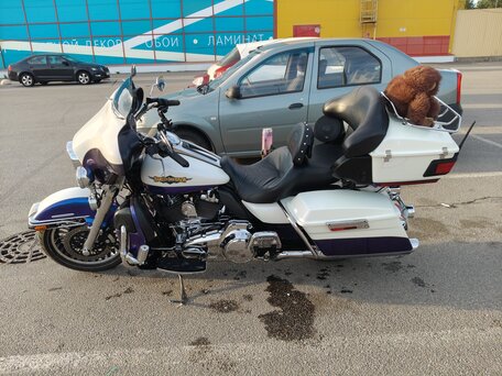 2010 Harley-Davidson Electra Glide, синий, 1150000 рублей, вид 3