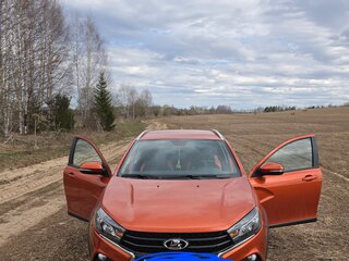 2020 Lada (ВАЗ) Vesta SW I, оранжевый, 1150000 рублей, вид 3