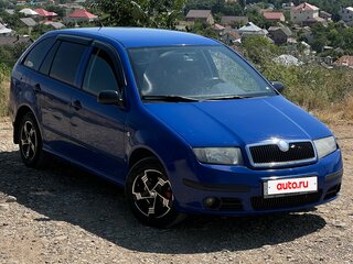 2007 Skoda Fabia I Рестайлинг, синий, 280000 рублей, вид 2
