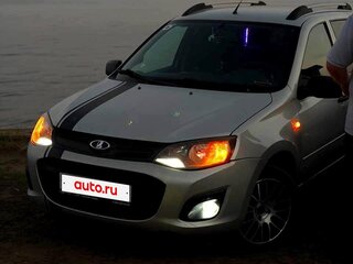 2015 Lada (ВАЗ) Kalina II, серебристый, 449000 рублей, вид 4