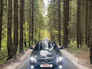 2015 Lada (ВАЗ) Priora I Рестайлинг, чёрный, 500000 рублей, вид 3