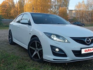 2011 Mazda 6 II (GH) Рестайлинг, белый, 1100000 рублей, вид 4