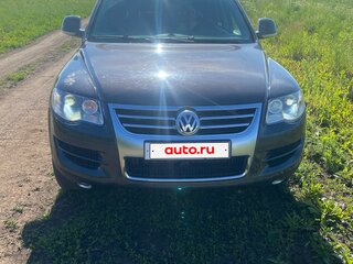 2007 Volkswagen Touareg I Рестайлинг, чёрный, 950000 рублей, вид 3