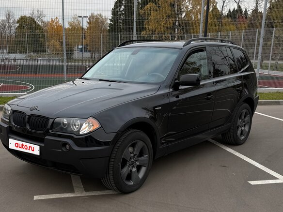 2005 BMW X3 30i I (E83), чёрный, 905000 рублей