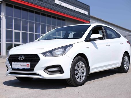2019 Hyundai Solaris II, белый, 1144000 рублей, вид 1
