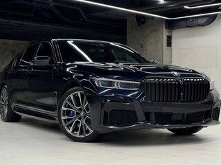2021 BMW 7 серии 740d xDrive VI (G11/G12) Рестайлинг, чёрный, 8500000 рублей, вид 2