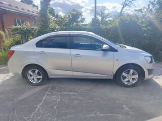 2012 Chevrolet Aveo II, серебристый, 570000 рублей, вид 4
