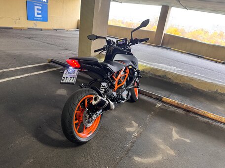 2022 KTM 390 Duke, оранжевый, 530000 рублей, вид 4