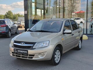 2013 Lada (ВАЗ) Granta I, бежевый, 268000 рублей, вид 1