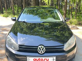 2012 Volkswagen Golf VI, чёрный, 825000 рублей, вид 3