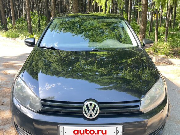 2012 Volkswagen Golf VI, чёрный, 825000 рублей - вид 2