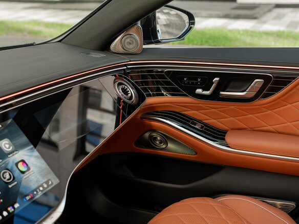 2026 Mercedes-Benz S-Класс 450 d Long 4MATIC VII (W223) Рестайлинг, чёрный - вид 14
