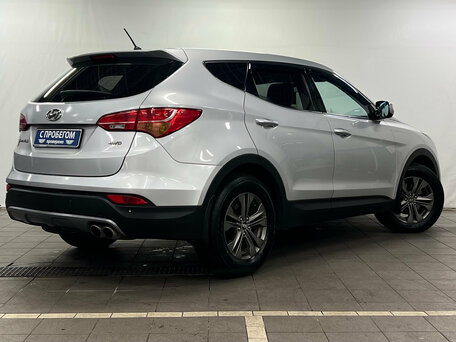 2013 Hyundai Santa Fe III, серебристый, 1400000 рублей, вид 3