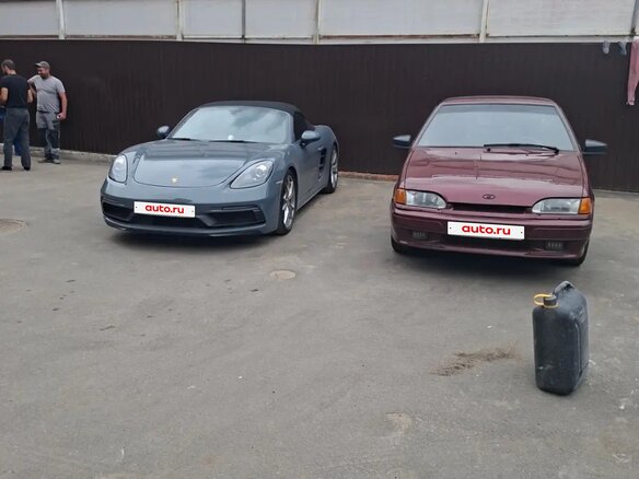 2005 Lada (ВАЗ) 2115, красный, 110000 рублей - вид 3