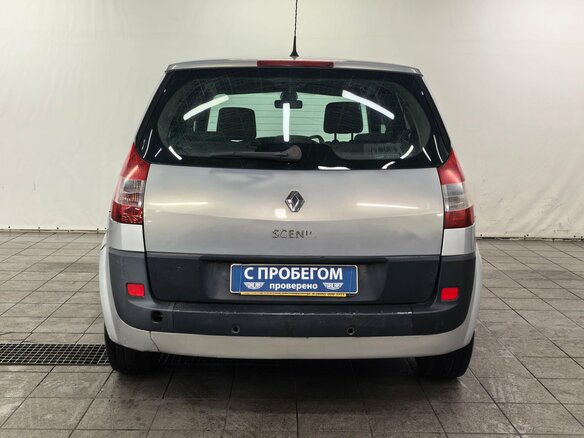 2005 Renault Scenic II, серебристый, 340000 рублей - вид 4